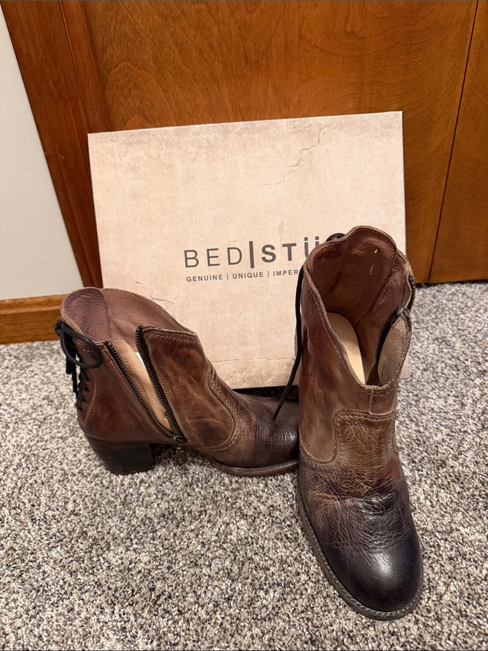 Women’s  Brown Leather Ankle Boots